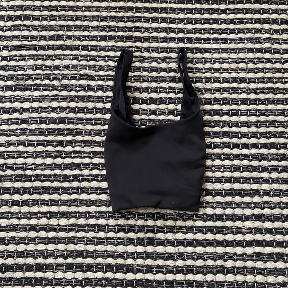 🌿Lululemon Womens Black Adjustable Hook Loop Bra 6 - Picture 1 of 9